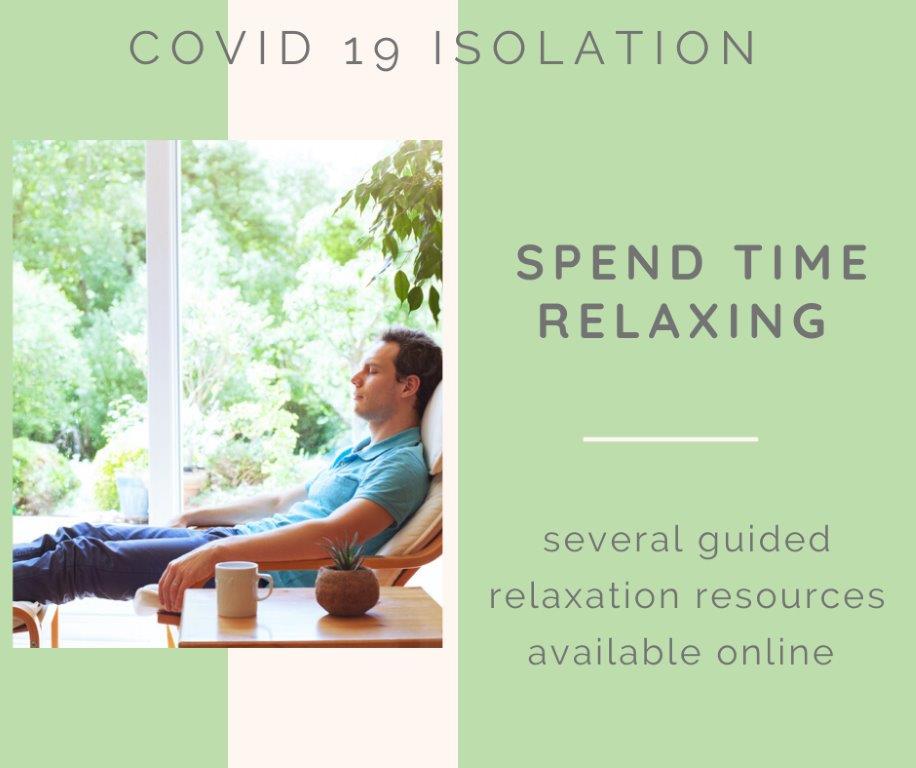8-covid 19 isolation - relaxation